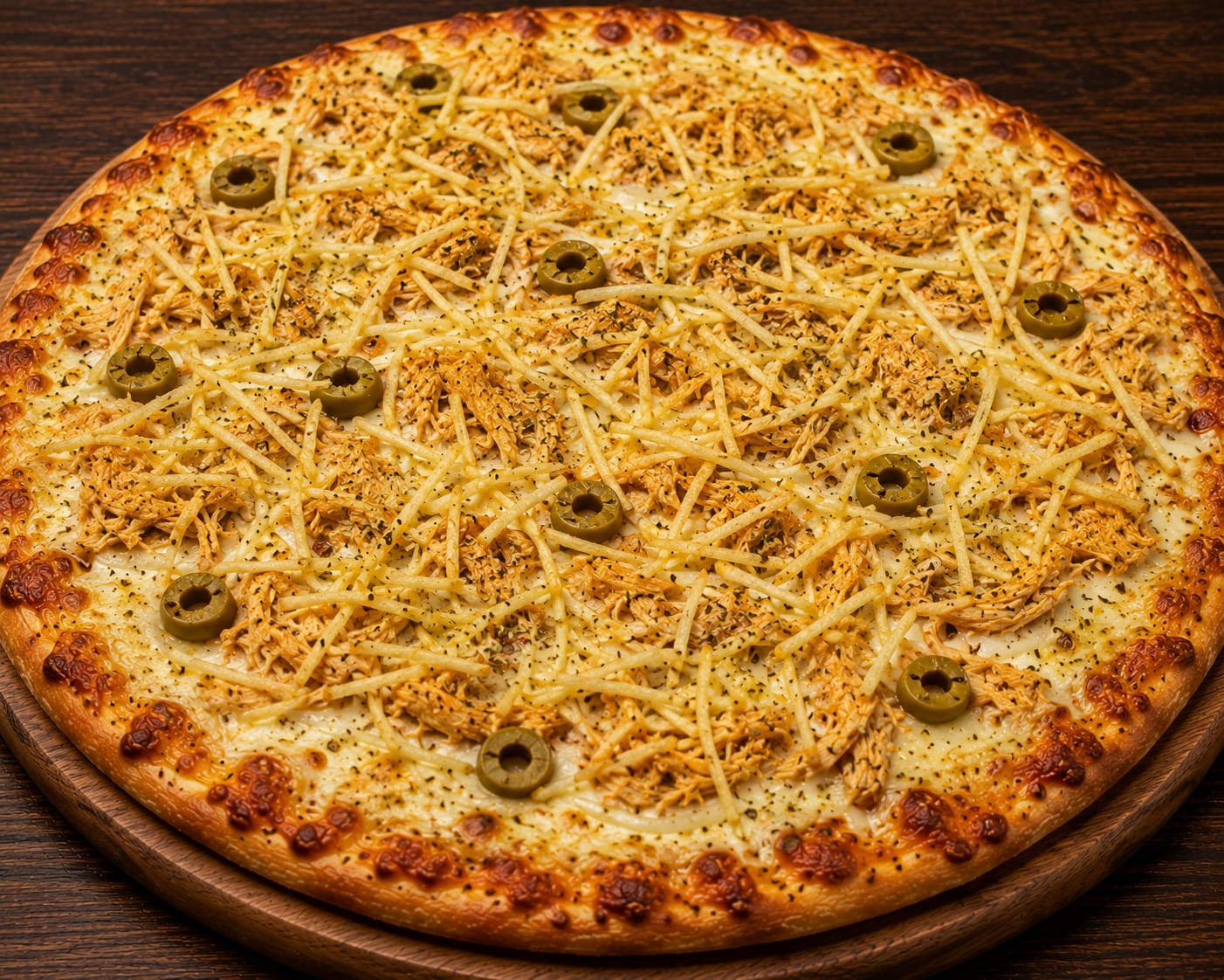 Pizza Frango com Batata